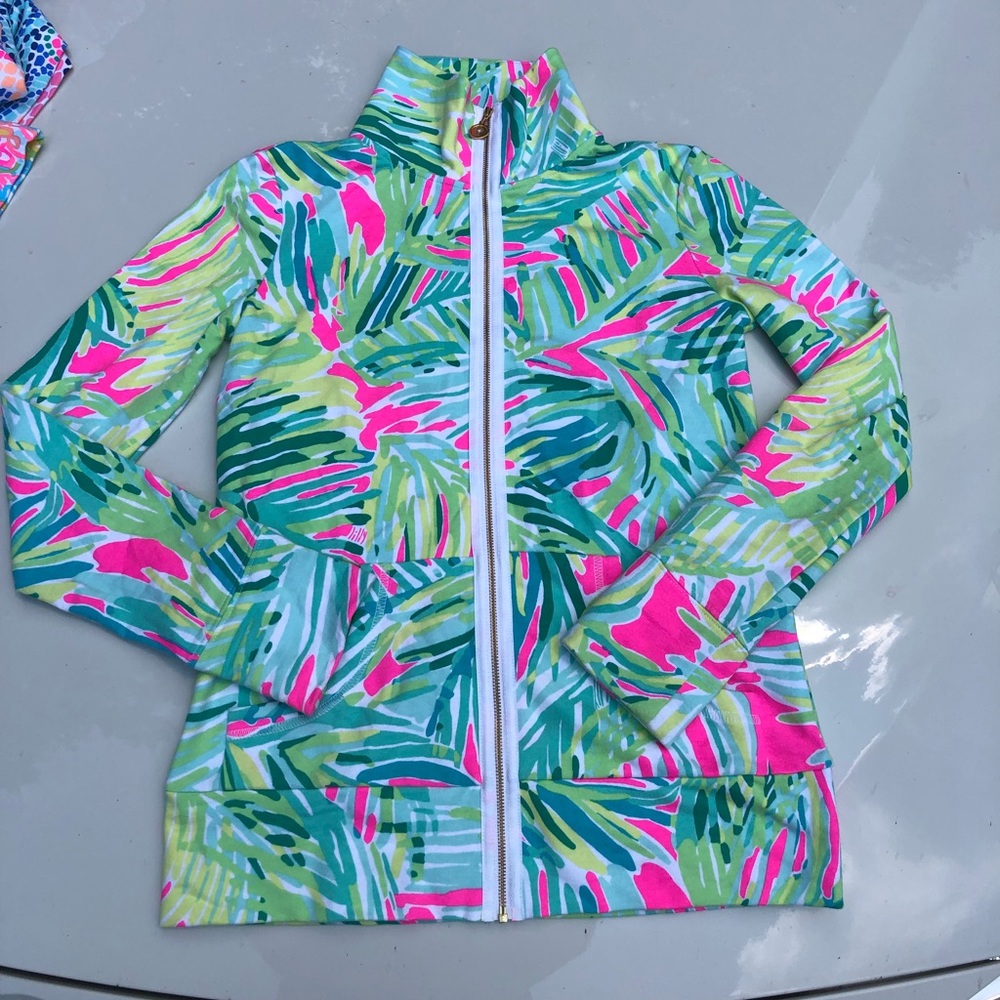 Lilly Pulitzer full zip popover
